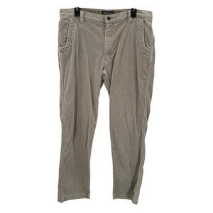 Mountain Khakis Tan Corduroy Pants Mens Size 38x33 Relaxed Fit Durable Casual